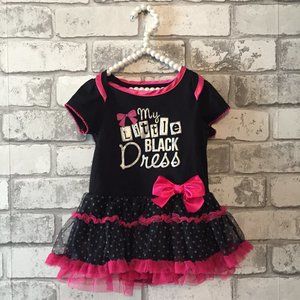 Baby Glam "My Little Black Dress" Size 6-9 Months